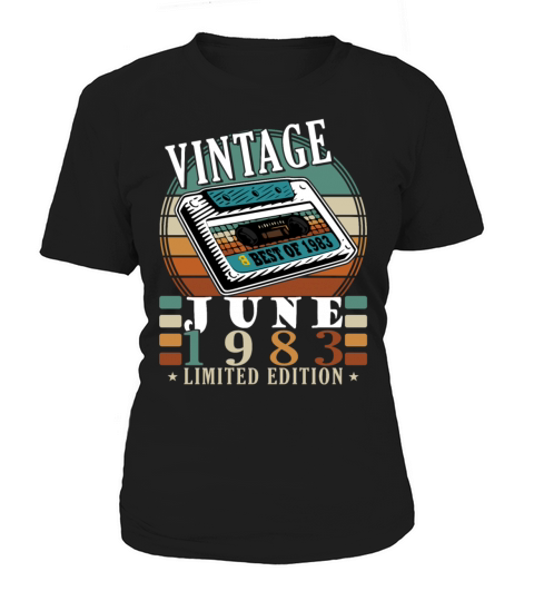 June 1983 vintage birthday gift 40 years Women's T-Shirt