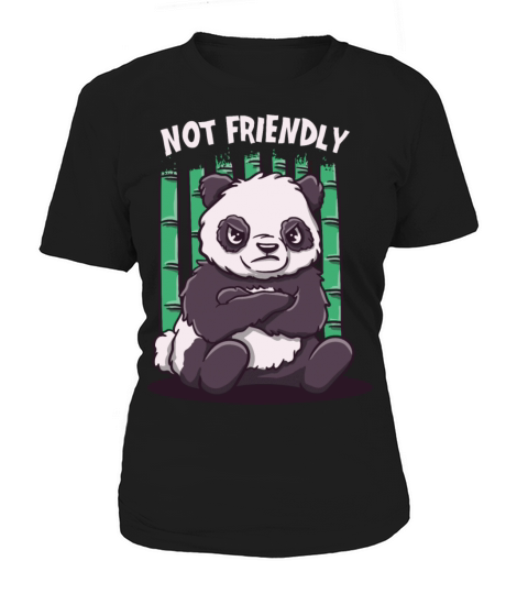 Not Friendly Funny Sarcastic Humor Sarcasm Introve Women's T-Shirt