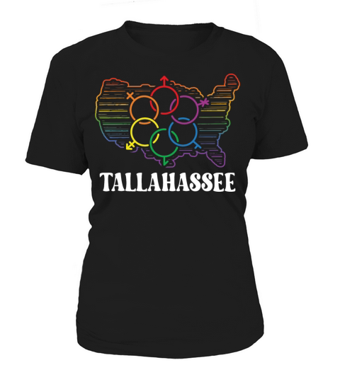 Tallahassee Pride Month Pride Flag LGBT Community Women's T-Shirt