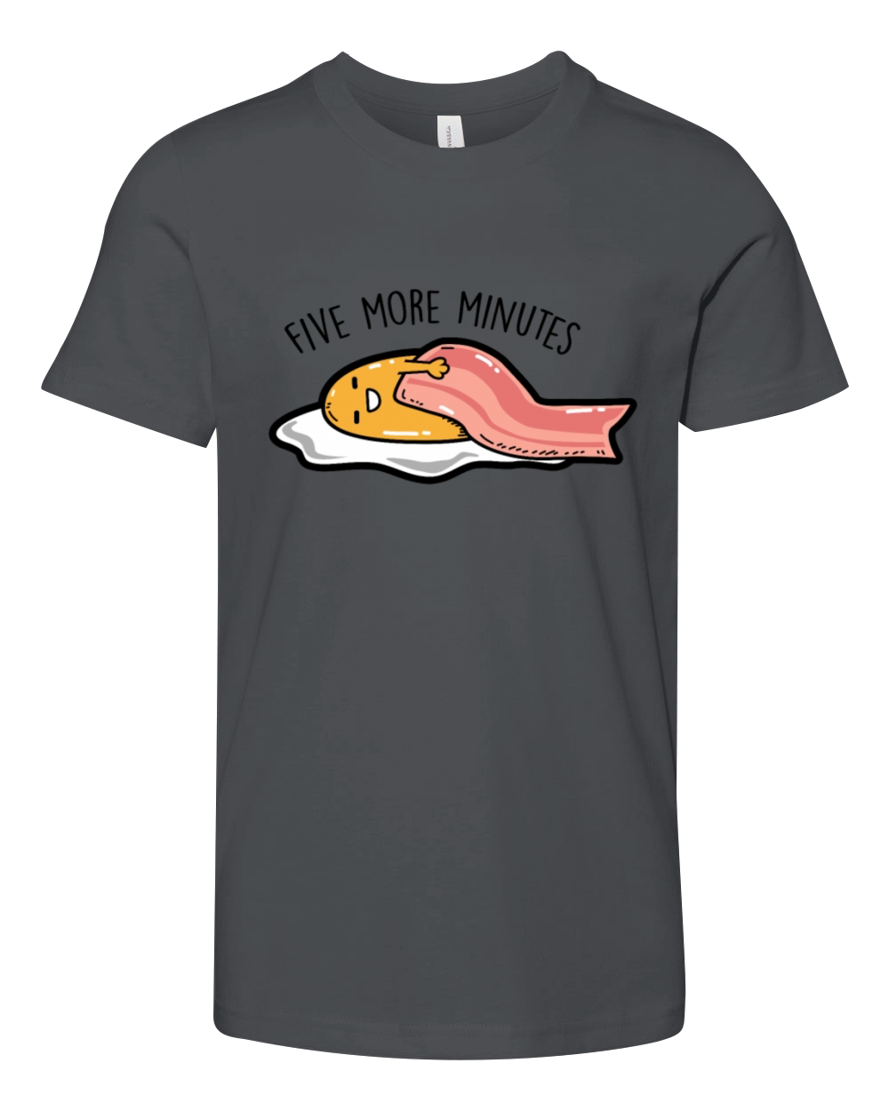 Fried egg - Five more minutes Youth Unisex Jersey Tee