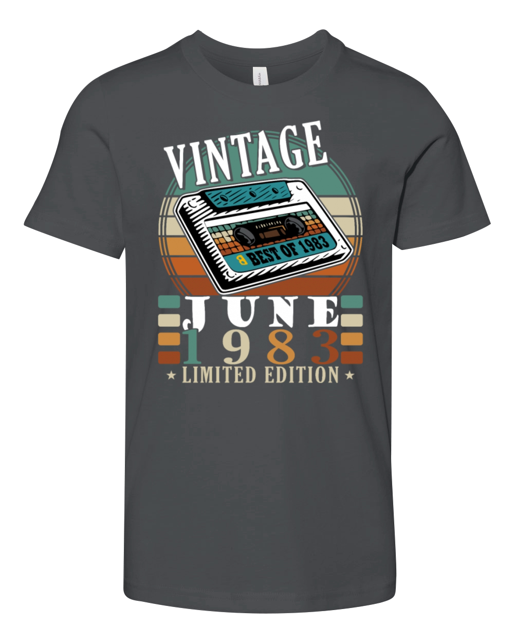 June 1983 vintage birthday gift 40 years Youth Unisex Jersey Tee