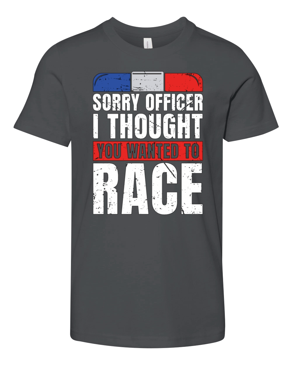 Police Officer Sorry Officer I Thought You Sheriff Youth Unisex Jersey Tee