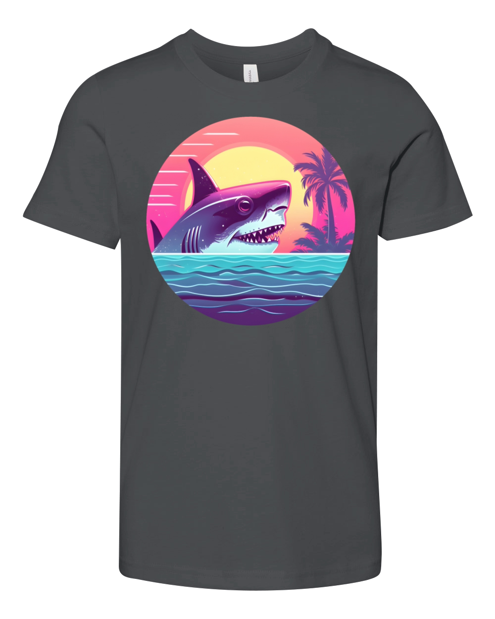 Vintage Shark Lovers Youth Unisex Jersey Tee