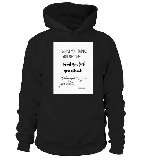 Gautama Buddha quote black Hoodie Unisex