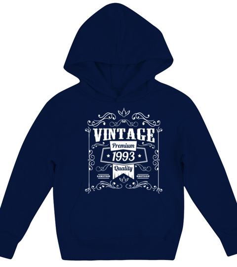1993 Birthday 30th Birthday Vintage Sayings Kids Hoodie
