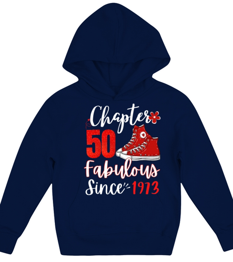 Chapter 50 Fabulous Since 1973 Woman Birthday Born Kids Hoodie