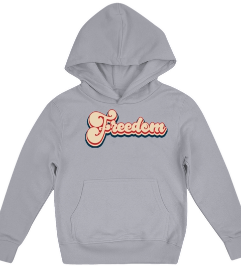 Freedom Patriotic 4th of July Vintage Kids Hoodie