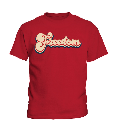 Freedom Patriotic 4th of July Vintage Kids T-Shirt