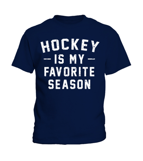 Hockey Is My Favorite Season Vintage Distressed Kids T-Shirt