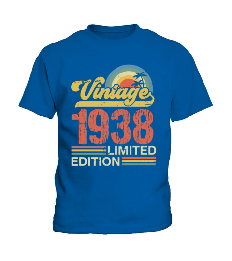 Retro Vintage 1938 Limited Edition Kids T-Shirt