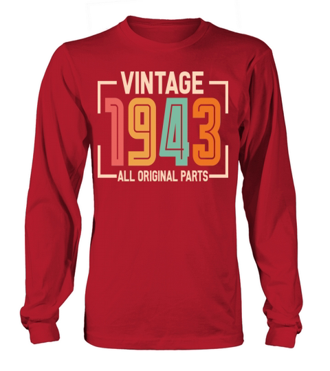 Vintage 1943 All Original Parts Long sleeved Unisex