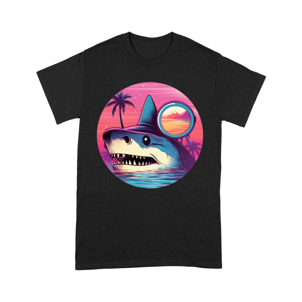 Retro Vintage Shark Lovers Style Premium T-shirt