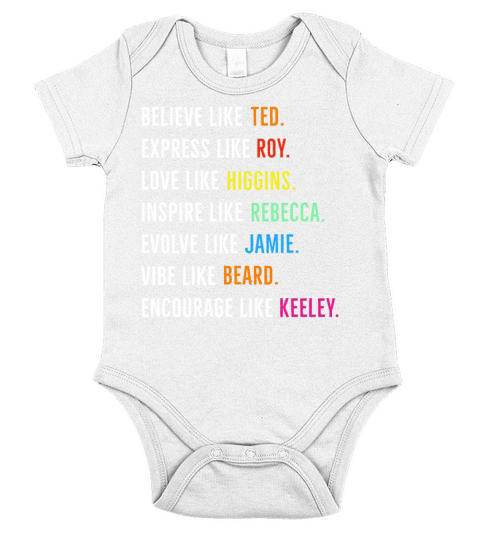 Believe Like Ted Express Roy Love Higgins Funny Short Sleeve Baby One-Piece