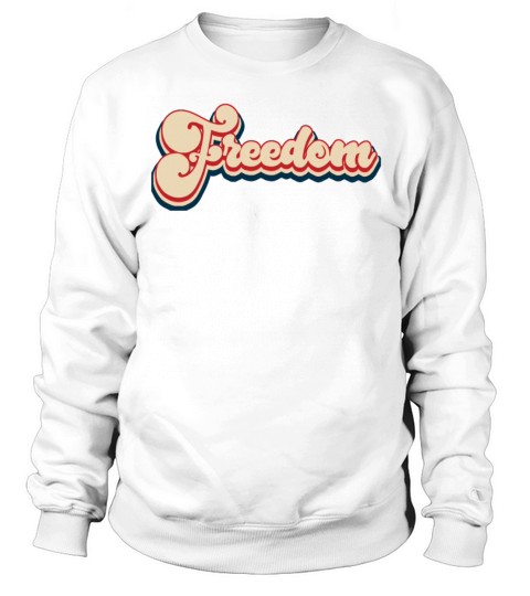 Freedom Patriotic 4th of July Vintage Sweatshirt Unisex