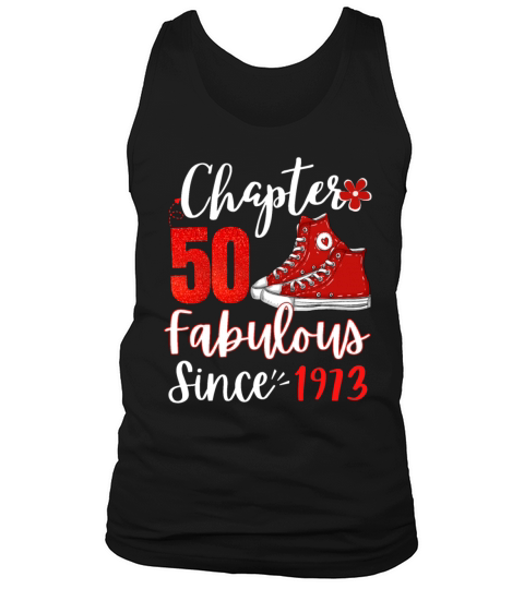 Chapter 50 Fabulous Since 1973 Woman Birthday Born Tank Top Unisex