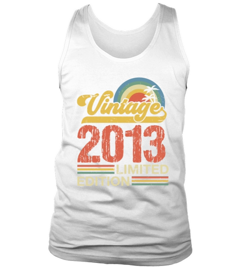 Retro Vintage 2013 Limited Edition Tank Top Unisex