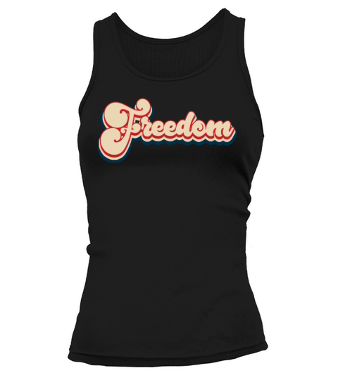 Freedom Patriotic 4th of July Vintage Tank top Woman