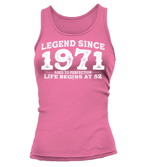Vintage 1971 Shirt for Men Women 52 Year Old 52nd Tank top Woman
