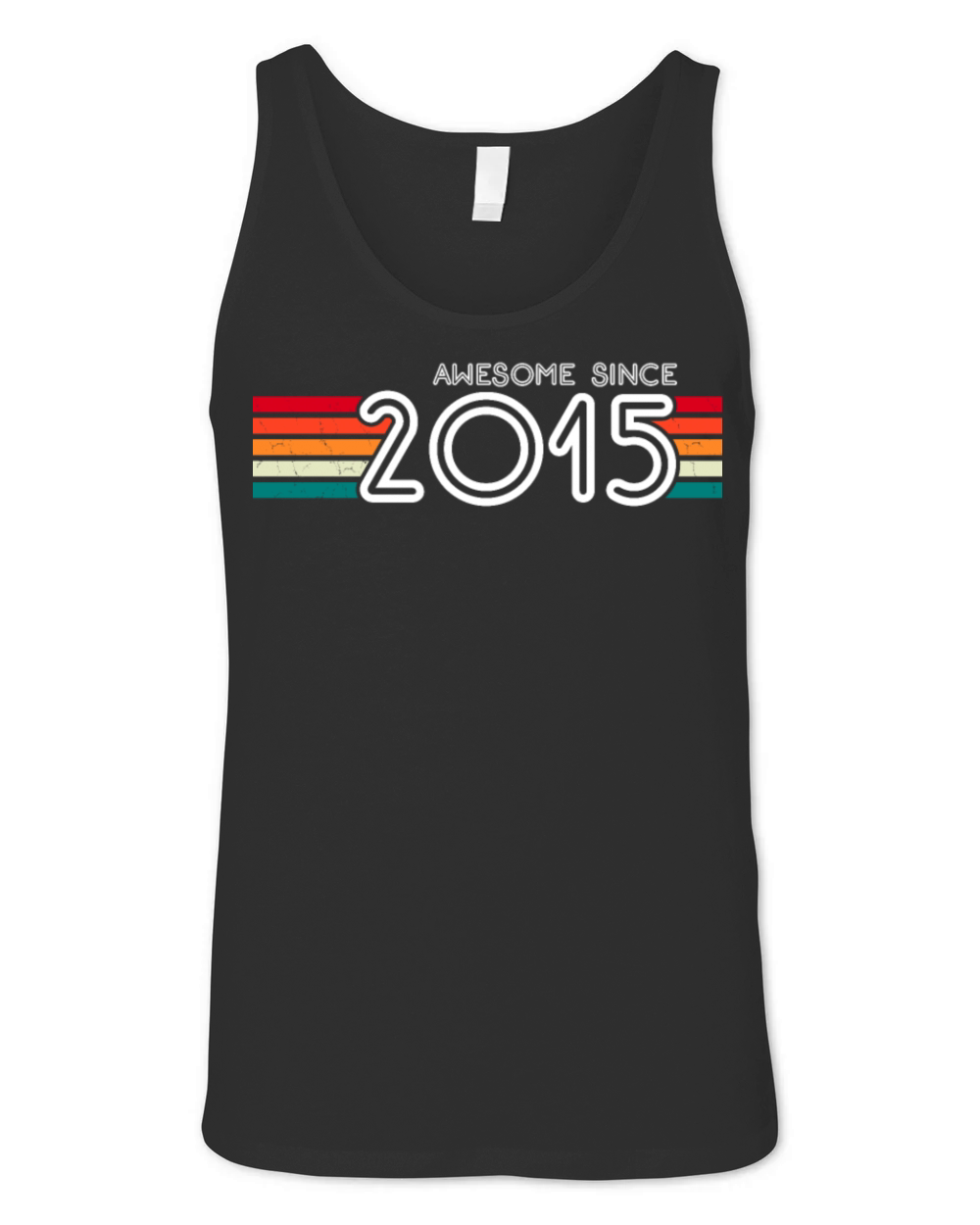 Awesome Since 2015 8th Birthday Gifts 8 Years Old Unisex Jersey Tank