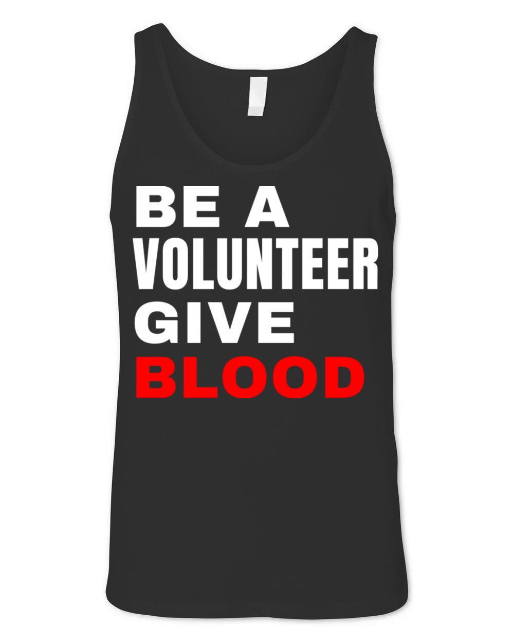 Be a volunteer give blood Unisex Jersey Tank