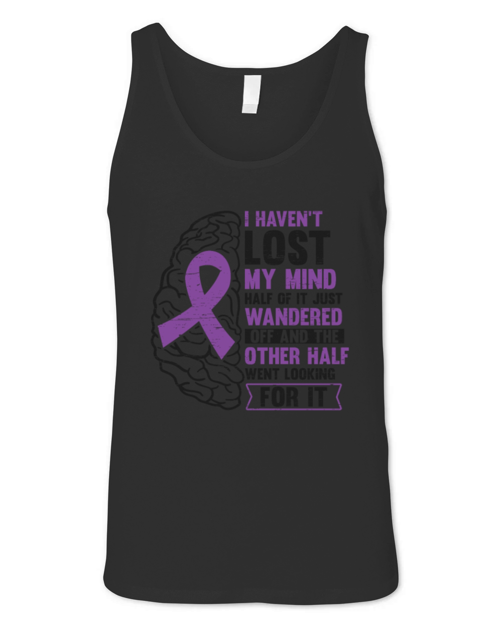 Epilepsy Purple Ribbon Epileptic Epilepsy Unisex Jersey Tank