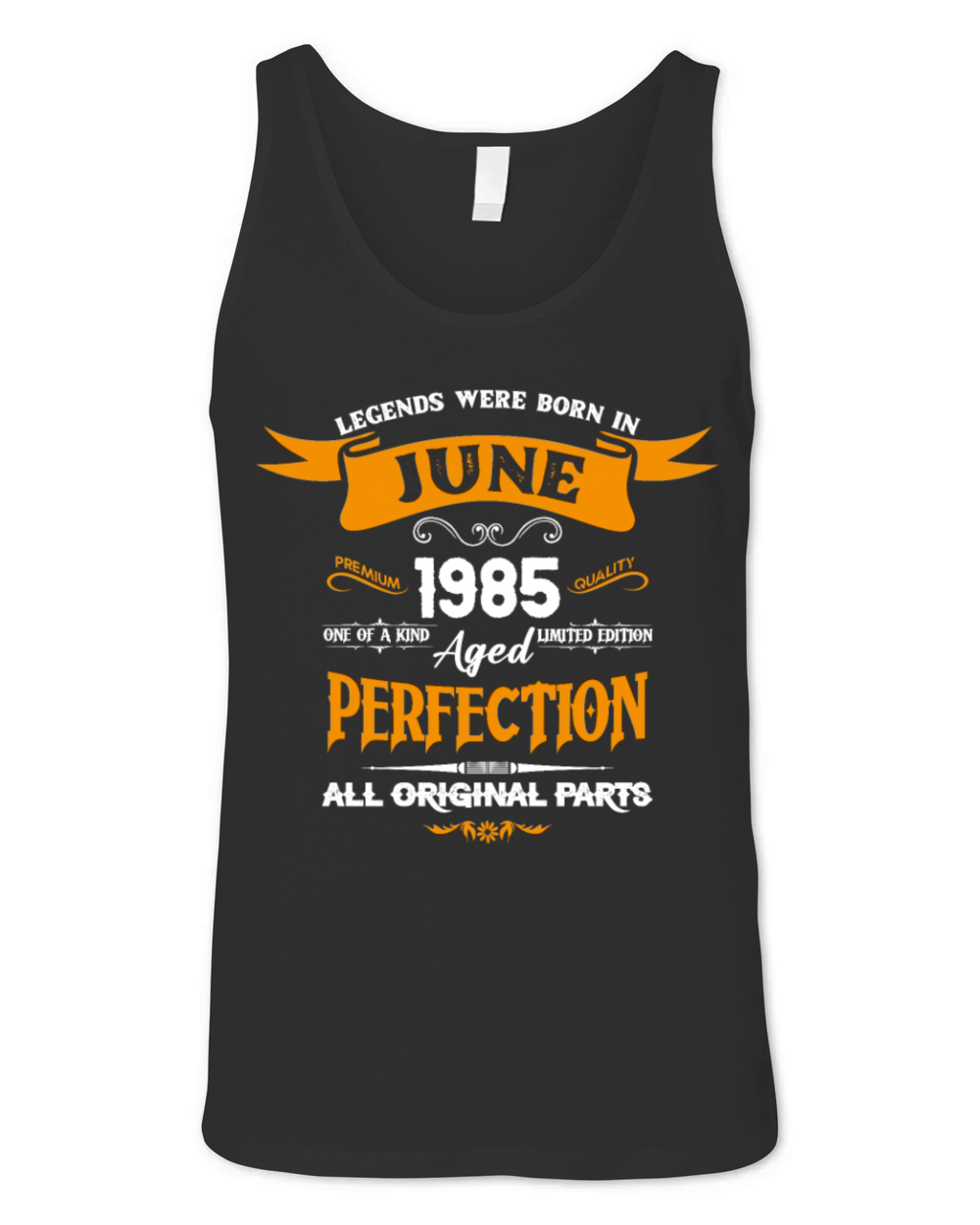 Legends Were Born In June 1985 Unisex Jersey Tank