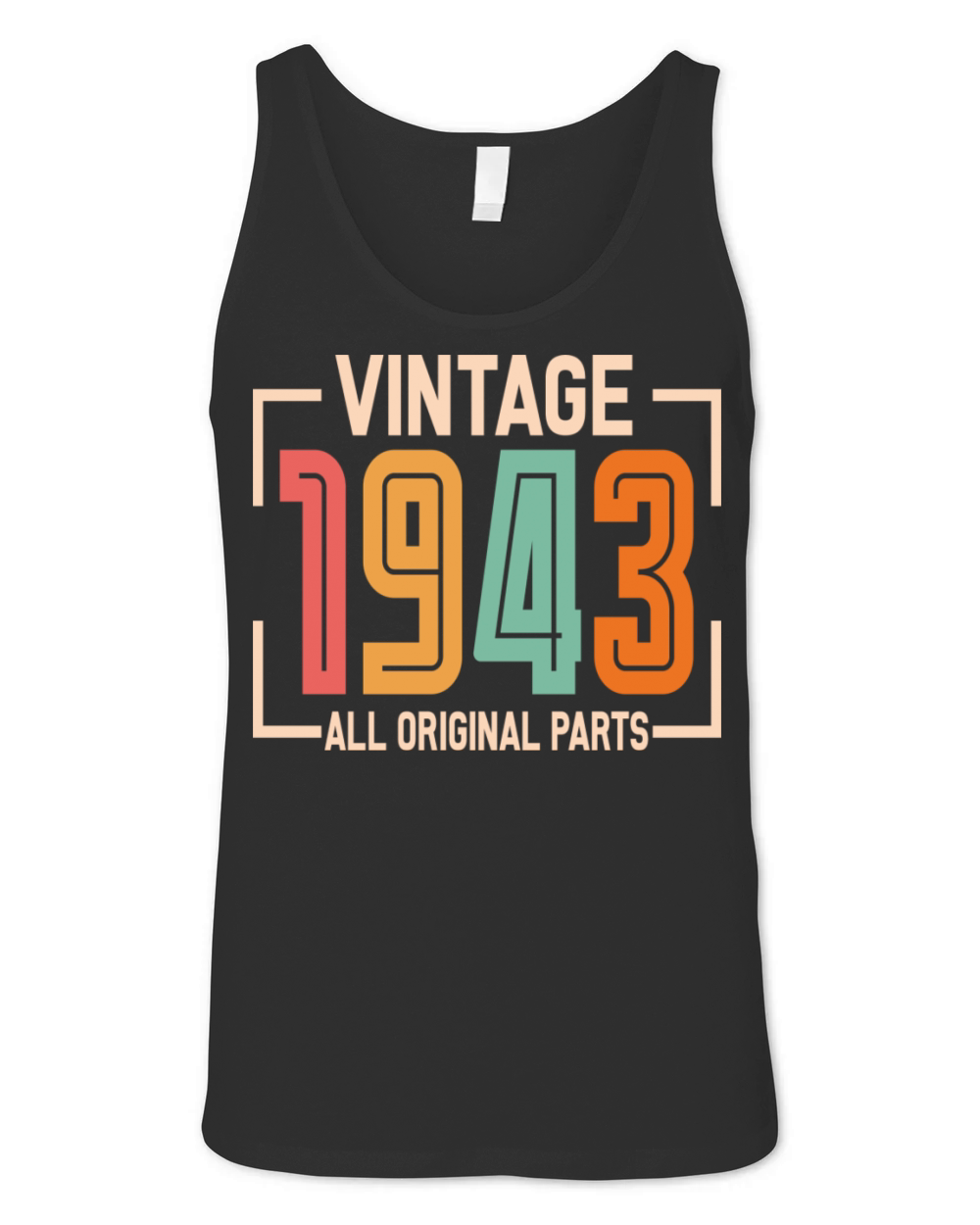 Vintage 1943 All Original Parts Unisex Jersey Tank