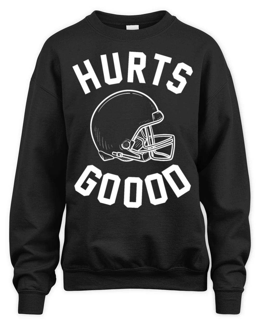Funny Football Helmet Touchdown Unisex Premium Crewneck Sweatshirt