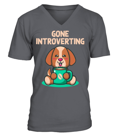 Gone Introverting Traveler Introvert Travel Lover V-Neck T-shirt