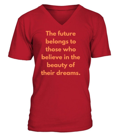 Inspirational and Motivational Quotes for Success V-Neck T-shirt