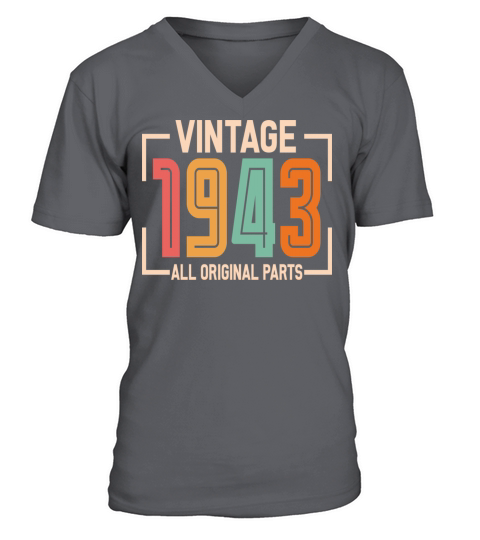 Vintage 1943 All Original Parts V-Neck T-shirt