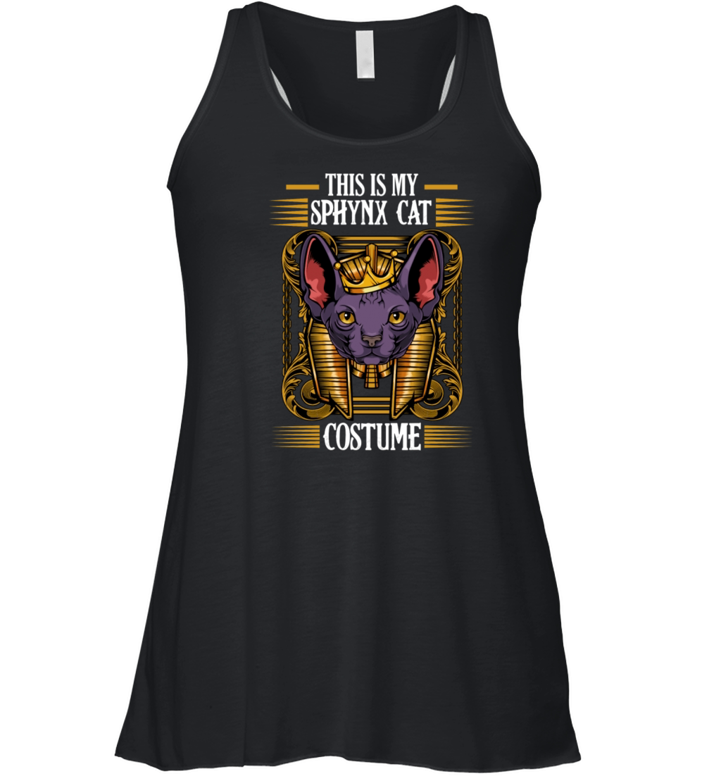 Sphynx Cat This Is My Sphynx Cat Costume Funny Cat Women's Flowy Tank Top