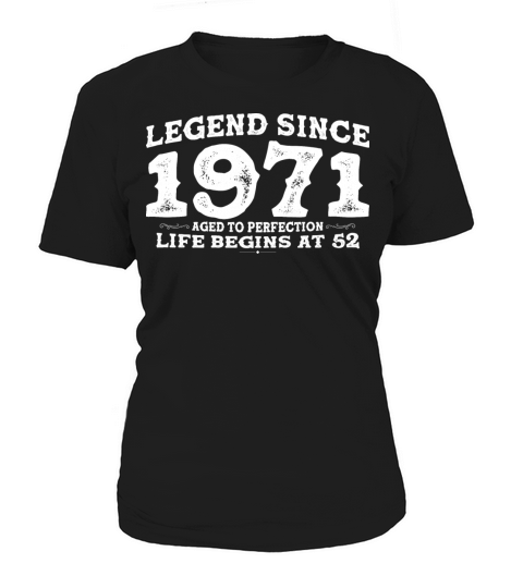 Vintage 1971 Shirt for Men Women 52 Year Old 52nd Women's T-Shirt