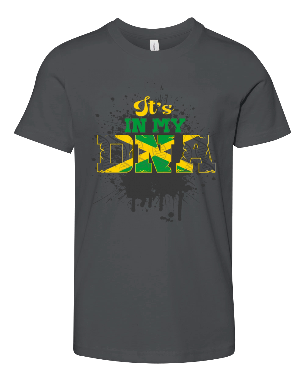 Its My DNA Jamaican Shirt It My DNA Flag Jamaican Youth Unisex Jersey Tee