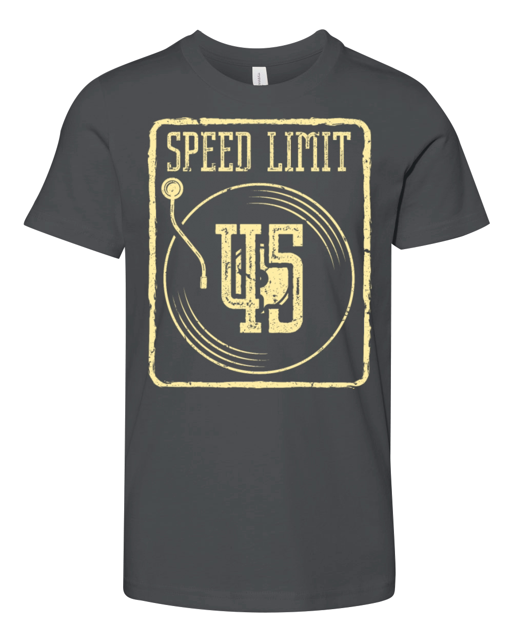 Vinyl Record Collector Funny Speedlimit LP Record Youth Unisex Jersey Tee