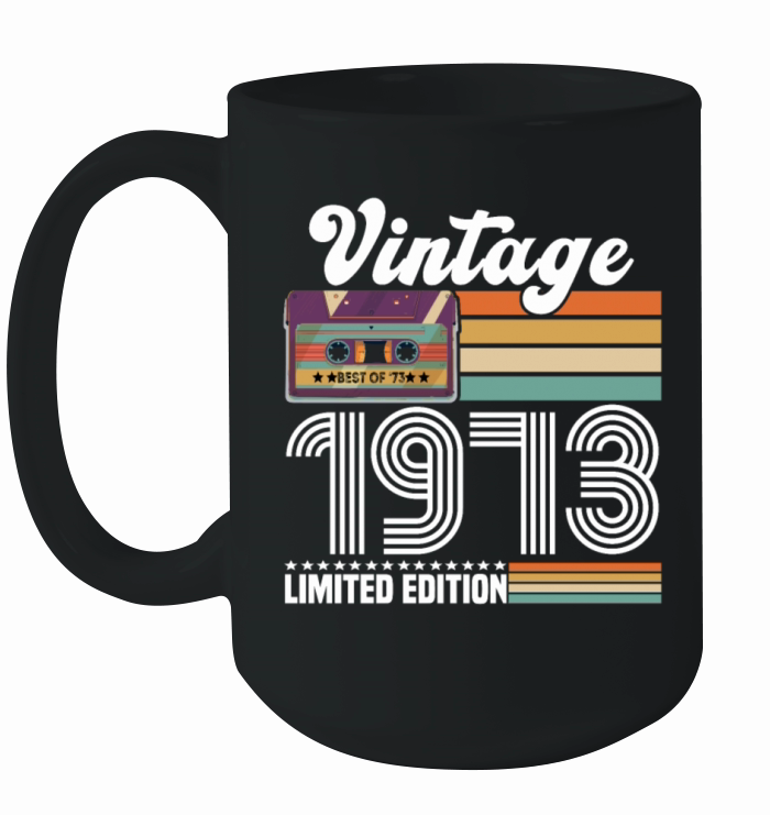 50 Year Old Gifts Vintage 1973 Limited Edition Ceramic Mug
