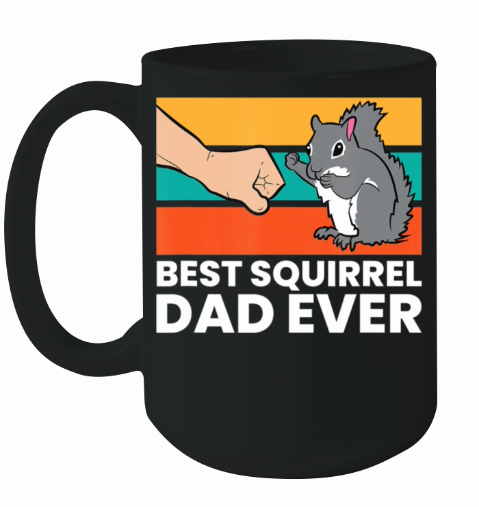 Best Squirrel Dad Ever Vintage Squirrel Ceramic Mug