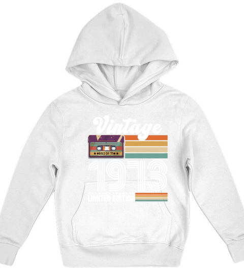 50 Year Old Gifts Vintage 1973 Limited Edition Kids Hoodie