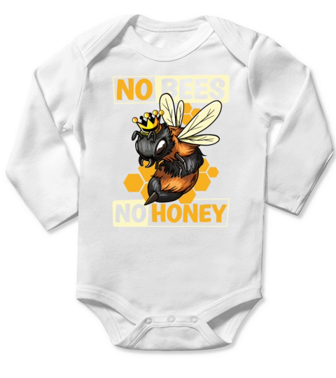 Honey Bee Beekeeping Beekeeper Honeybee Apiary Long Sleeve Baby One-Piece