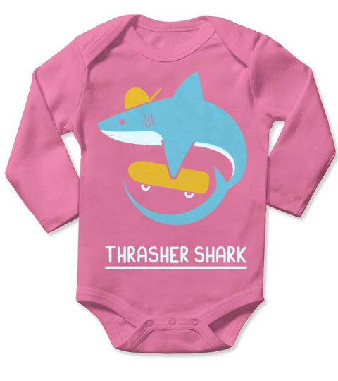 Shark Long Sleeve Baby One-Piece