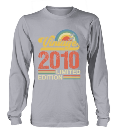 Retro Vintage 2010 Limited Edition Long sleeved Unisex