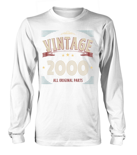 VINTAGE 2000 ALL ORIGINAL PARTS Long sleeved Unisex