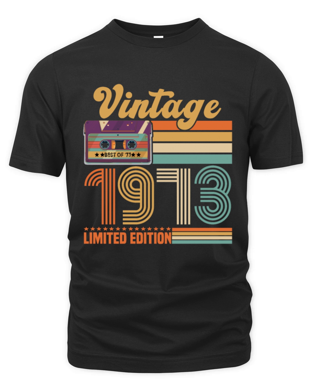 50 Year Old Gifts Vintage 1973 Limited Edition Organic Unisex T-shirt