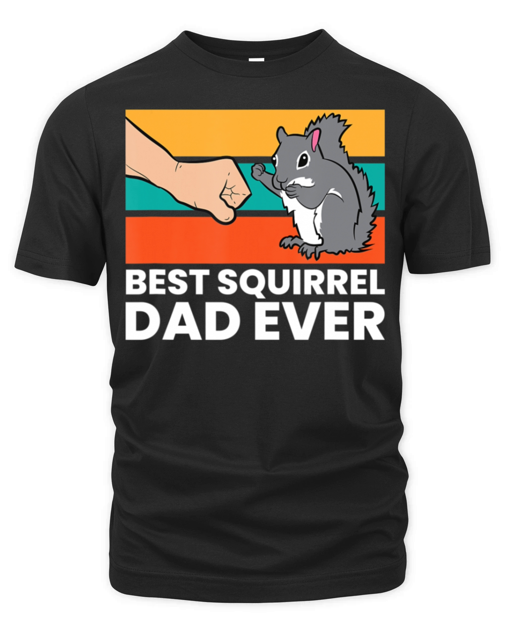 Best Squirrel Dad Ever Vintage Squirrel Organic Unisex T-shirt