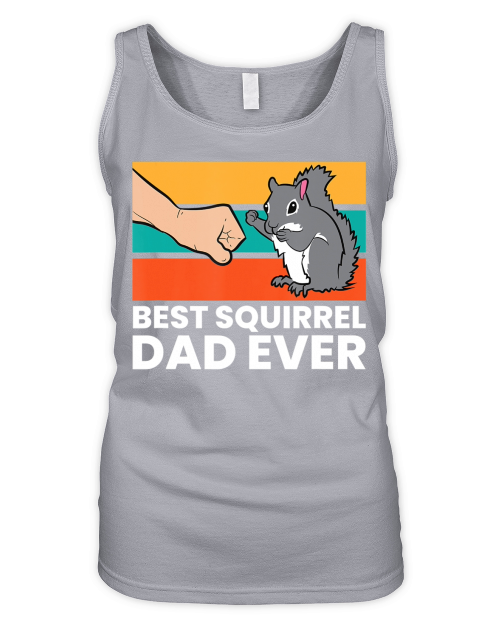 Best Squirrel Dad Ever Vintage Squirrel Organic Women's Tank Top