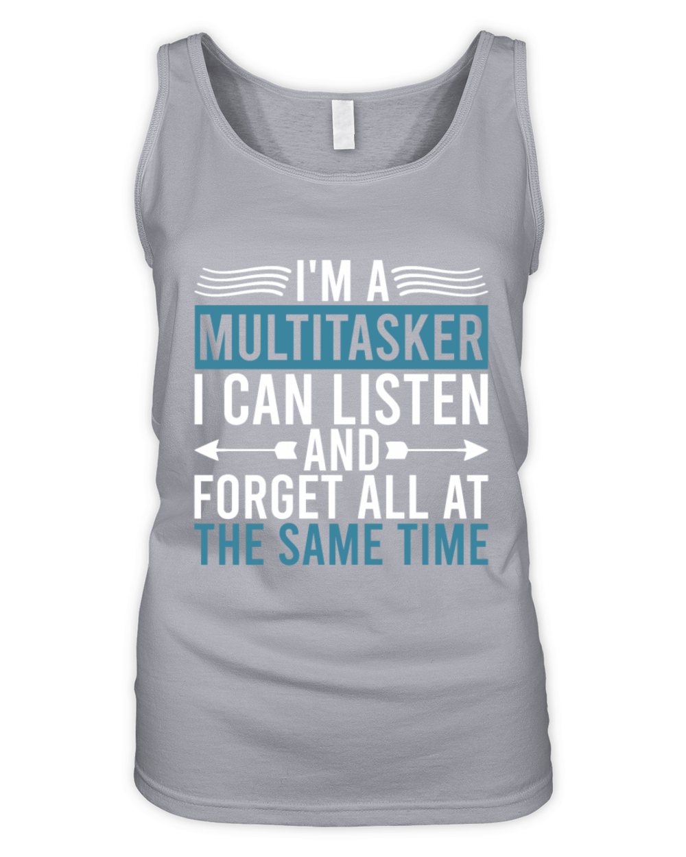 Im A Multitasker Funny Sarcastic Sayings Organic Women's Tank Top