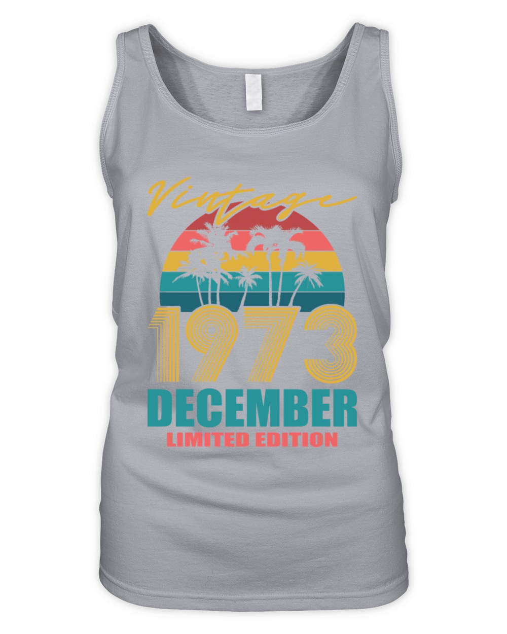 Vintage December 1973 Limited Edition Organic Women's Tank Top