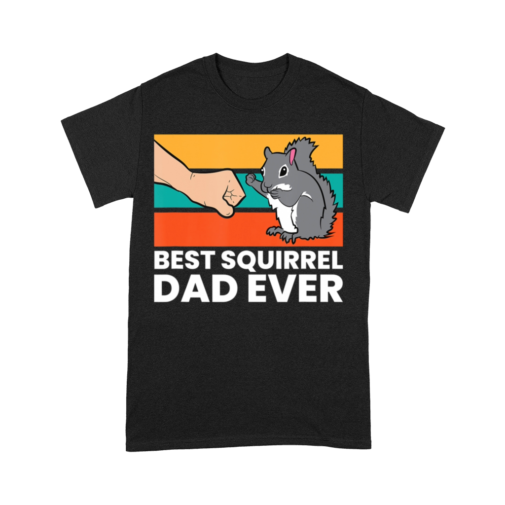 Best Squirrel Dad Ever Vintage Squirrel Premium T-shirt