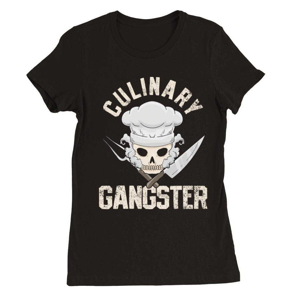 Culinary Chef Cook Vintage Premium Womens Crewneck T-shirt