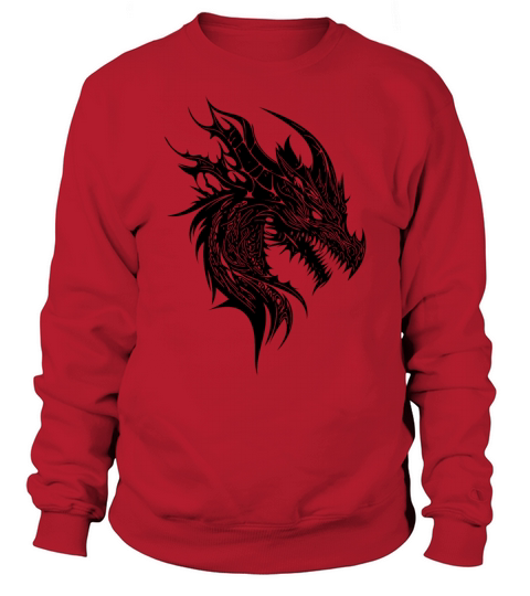 Grim Vintager Dragon In Nature Scale Dress Sweatshirt Unisex